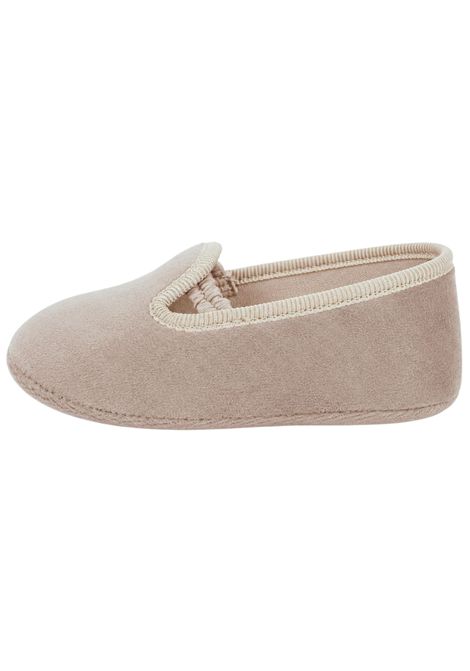 Scarpe neonato beige in velluto Manuel Ritz | 4401BEIGE